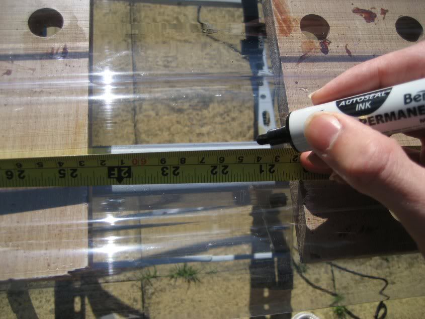 How to cut corrugated plastic roofing Eglu Cube, Eglu Classic, Eglu